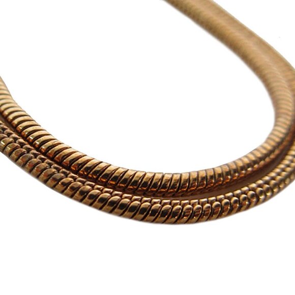 Auth CELINE Necklace Pink gold metal s0570a - Picture 8 of 8